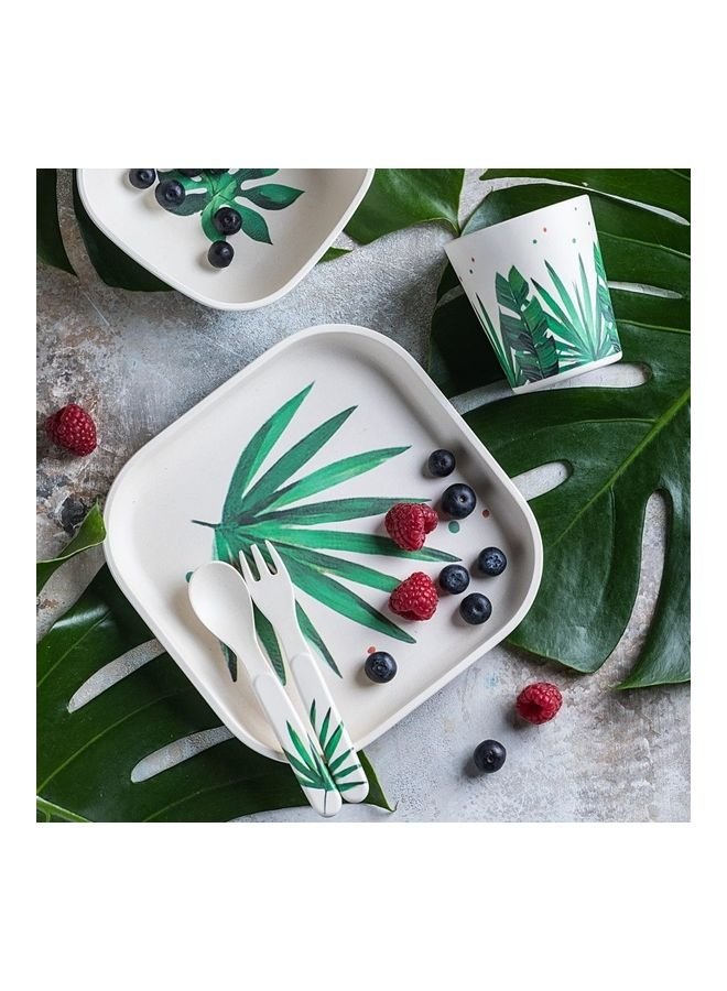 Tommy Lise Bamboo Dinner Set - Evergreen - Image 2