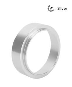 AOE Aluminum Dosing Ring For Espresso Coffee Silver 5.1cm