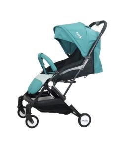 Moon Compact Stroller – Fold, Cabin-Approved, Air Travel Friendly, Lightweight, Easy Carry, for 0–3Y (0–18kg) – Sea Blue