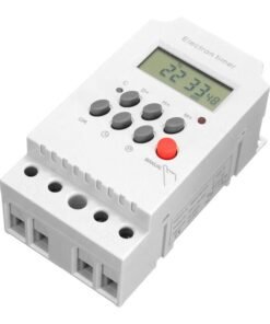 Electron Timer With LCD Display Clock White 15x7x12cm