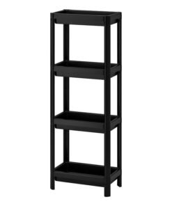 Vesken Shelf Unit black 36x100cm