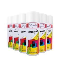 Elegant 6 Piece Spray Paint Set Gloss White 400ml