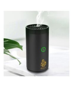Bukhoor Car USB Type-C Power Rechargeable Incense Burner 16.4x9.6x9.4 cm Black