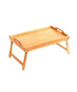Folding Wooden Table Tray Brown 23.5x50x30cm