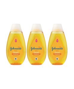 Johnson's 3-Piece No More Tears Baby Shampoo For New Born-600 Ml, Yellow, 30499148