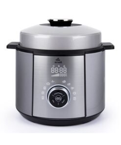 evvoli 10 In 1 Multi-Use Programmable Pressure Cooker 10 Cook Settings With 15 Smart Safety Protection Modules 5.5 L 1100.0 W EVKA-PC6010S Silver/Black
