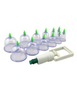 Vacuum Cupping Therapy Hijama Set Multicolour