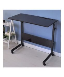 Adjustable Sturdy Desk Black 80x40x90cm