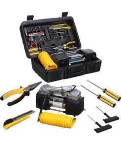 camel Air Compressor Tyre Double Cylinder Inflator Heavy Duty Pump With Car Emergency Kit