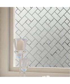 XiuWoo Patterned Window Sticker Clear 40x200cm