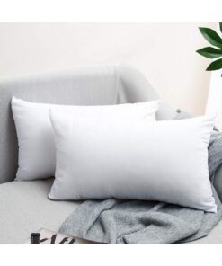 Hotel Linen Klub 600gm Hollow Siliconized Kids Pillow 1Pc Cotton White 40x60cm