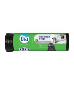 Ora Viva Garbage Bags Drawstring Heavy Duty 22Gallon 20 Bags Black
