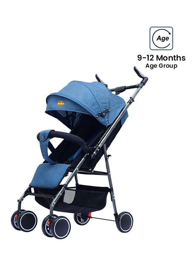 Kidle Breathable Ultra Light Baby Stroller Blue/Black
