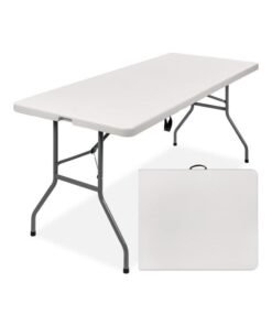 Biki Plastic Folding Table Grey