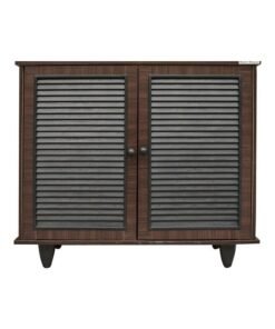 WT-EASYCARE Engineered Wood Shoe Cabinet Wenge 76.5x30x67cm