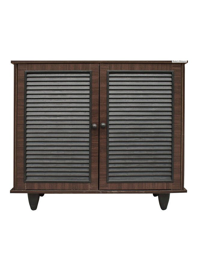 WT-EASYCARE Engineered Wood Shoe Cabinet Wenge 76.5x30x67cm