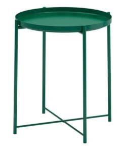 Roman Gifts Round Tray Table Green 45x45x53cm