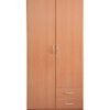 Two Door Wooden Cabinets Brown