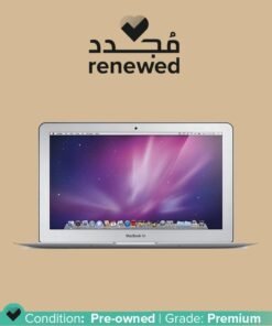 Apple Renewed - Macbook Air MC505LL/A (2010) Laptop With 11.6-Inch Display, Core 2 Duo Processor/1st Gen/4GB RAM/128GB SSD/256MB NVIDIA GeForce 320M GPU Graphics English Silver