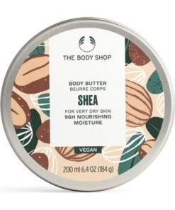 THE BODY SHOP Shea Body Butter – Super-Rich Creamy Body Moisturiser with Shea Butter | Deeply Nourishes, Softens & Smooths Dry Skin | Intense Hydration, Delicious Nutty Scent Beige 200ml