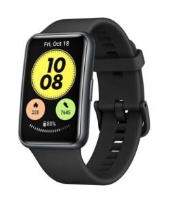 HUAWEI Watch Fit New Smartwatch All-Day SpO2 Monitoring1 Long Battery Life AMOLED Display 1.64inch Graphite Black Silicon strap