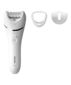 Philips BRE700 Series 8000 Wet and Dry Epilator White/Silver 18x7x7cm