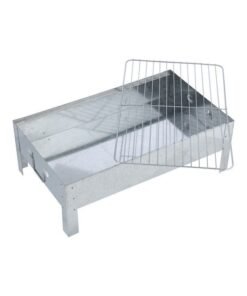 Royalford Bbq Stand With Grill Silver 39X23