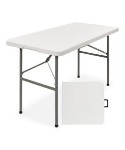 Home Time Foldable Table White 122x61x74cm