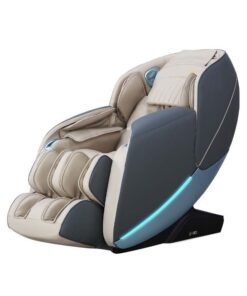 ARES ISmart-2 Full Body Massage Chair With Ai Intelligent 4D Core Manipulator Technology, Sl Shape, Beige Gray