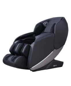 ARES Ismart-2 Full Body Massage Chair With Ai Intelligent 4D Core Massage Manipulator Technology Sl Shape Curved Rail, Black Gray