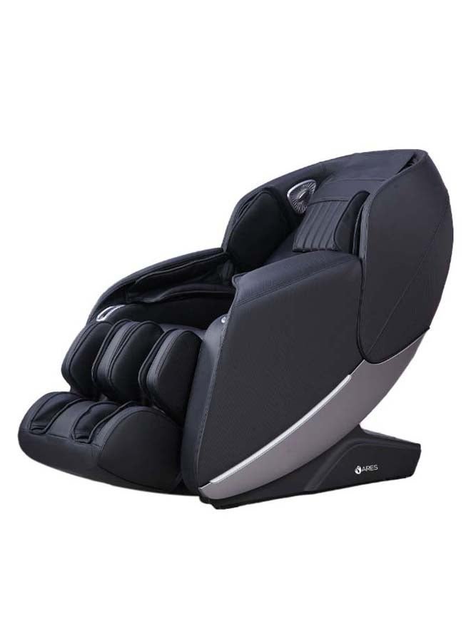 ARES Ismart-2 Full Body Massage Chair With Ai Intelligent 4D Core Massage Manipulator Technology Sl Shape Curved Rail, Black Gray
