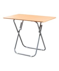 WT-EASYCARE Portable Folding Side Table Oak Brown 70x50x80cm