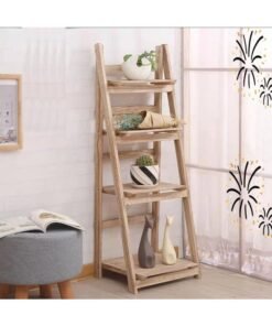 LINGWEI Multipurpose Ladder Design Brown 42x32x114cm - Image 3