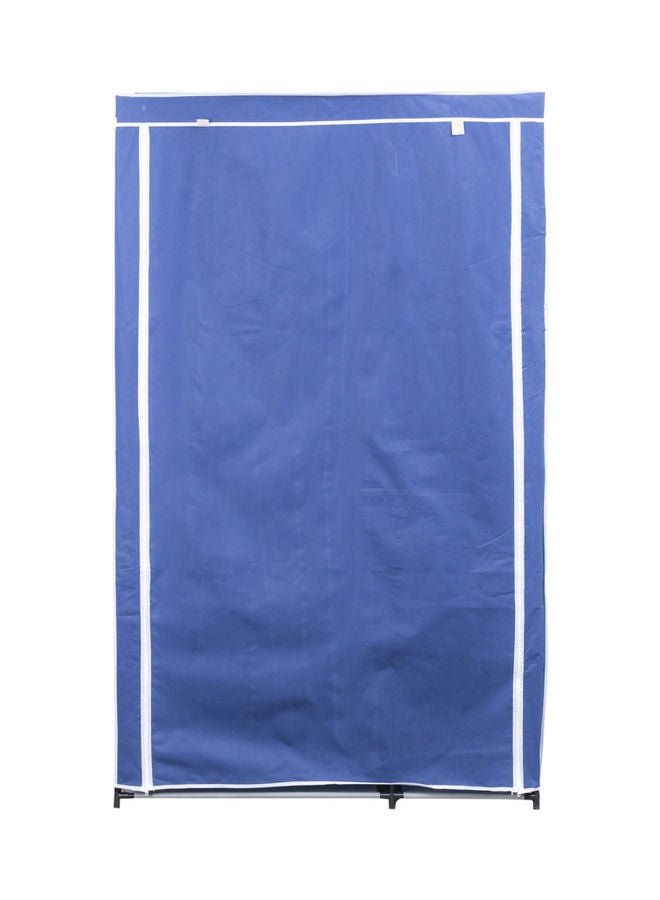 WT-EASYCARE Two-Door Wardrobe with 5 Shelves Blue