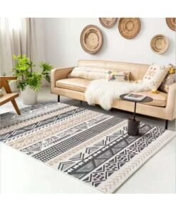 GOOTOY Modern Dining Room Home Bedroom Carpet Floor Mat Polypropylene Multicolour 140 x 200cm