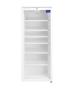 SUPER GENERAL 275 Liter Gross Compact Single-Door Chiller, Upright Beverage-Showcase, Energy-Saving, Low-Noise, 55 x 57 x 144 Cm 120 W SGSC 256 White