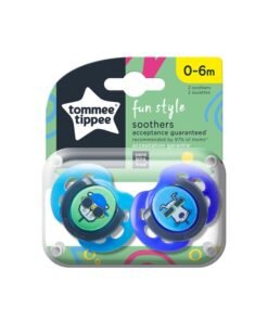 tommee tippee Fun Friends Soother, Pack of 2, 0-6 Months - Assorted