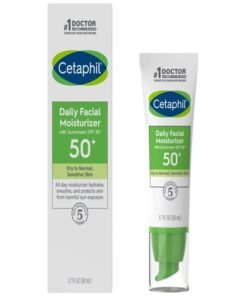 Cetaphil Daily Facial Moisturizer Broad Spectrum SPF50 Fragrance Free 50ml