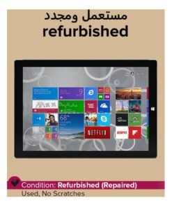 Microsoft Refurbished - Surface Pro 3 (2014) Laptop With 12-Inch Display, Intel Core i5 Processor/4th Gen/8GB RAM/256GB SSD/Intel HD Graphics English Silver