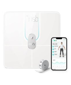 eufy Smart Scale P2 Pro, Weight Scale With Wi-fi, Bluetooth, 16 Measurements Including Weight, Heart Rate, Body Fat, Bmi, Muscle And Bone Mass, 3d Virtual Body Mode, 50 G/0.1 Lb