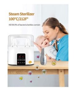 Kidle 4 In 1 Multifunctional Intelligent Thermostatic Double Bottle Warmer