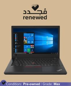 Lenovo Renewed - ThinkPad T480 Laptop With 14-Inch FHD Display,Intel Core i5/8250U/8GB DDR4 RAM/256GB SSD/Intel HD Graphics/Windows 10 Pro English Black