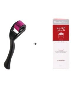 Avalon Pharma Avogain 5% Minoxidil With Face Wrinkles And Hair Loss Treatment Roller Clear 50ml