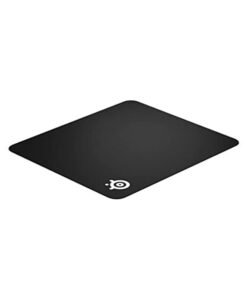 Steelseries QcK+ Gaming Mouse Pad, Almost Friction-free Surface, Non-slip Bottom Made of Rubber, Great for Users with High CPI, Large Size, Black | 63003