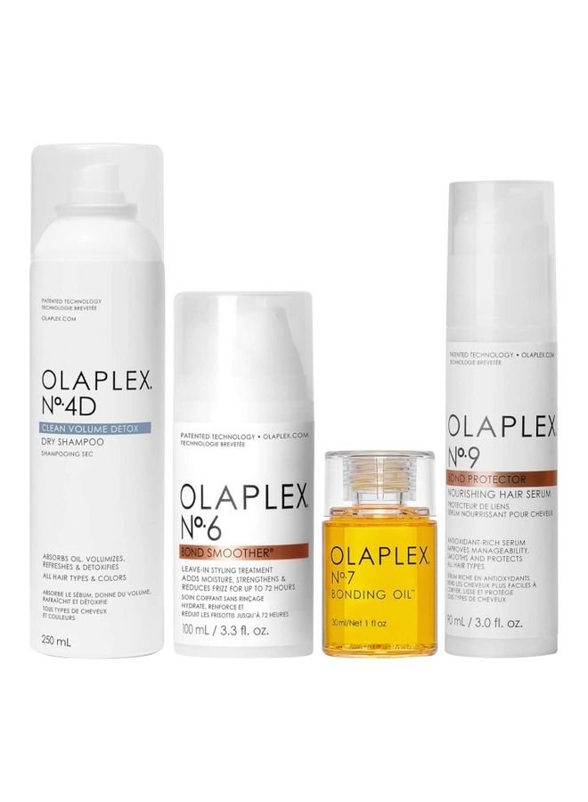 Olaplex No.4D 250ml, No.6 100ml, No 7 30ml and No.9 90ml Bundles 470ml