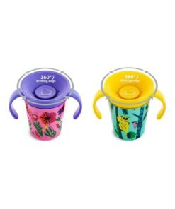 Alternative view of Munchkin Miracle 360 Wildlove Trainer Cup 6 Oz/ 177 Ml 2 Pack Bee/lemur