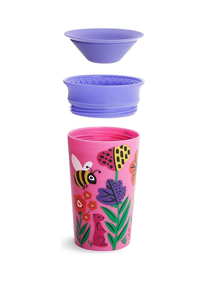 Munchkin Miracle 360 Wildlove Sippy Cup 9 Oz / 266 Ml 2 Pack Bee/lemur - Image 2