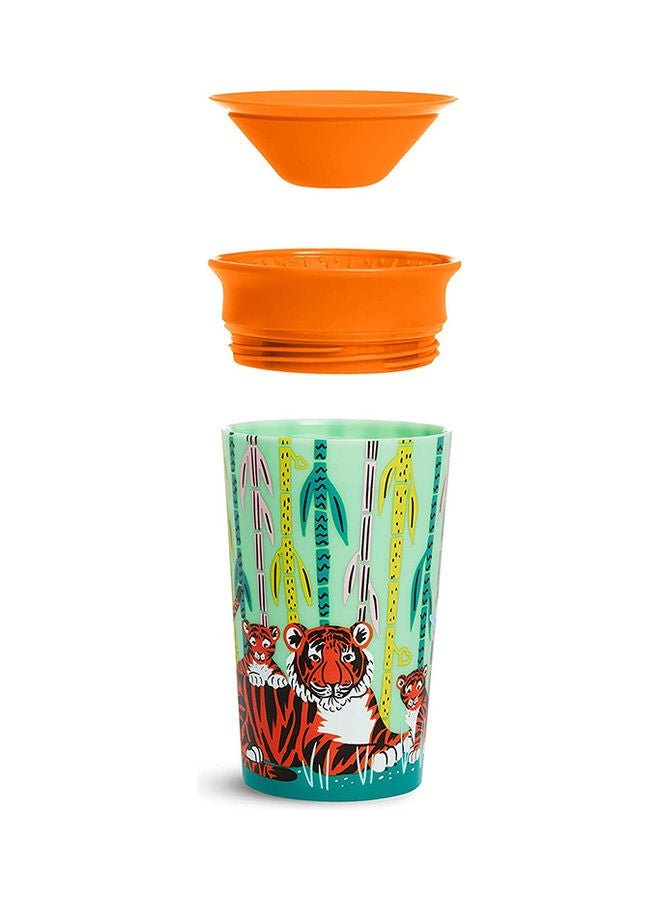 Munchkin Miracle 360° Wildlove Sippy Cup 9oz/266ml Rhino and Tiger 2 Pack - Image 2