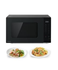 Panasonic Compact Solo Microwave Oven, Push Open, Auto-Defrost, Child Safety Lock, Touch Operation, Quick 30 Function 25 L 900 W NNST34NB Black