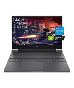 HP (Upgraded Version) Victus â€Ž15 Gaming Laptop With 15.6-Inch Display, Core i5-12450H Processor/16GB RAM/1TB SSD/4GB Nvidia Geforce GTX 1650 Graphics/Windows 11 Home With Computer Accessories English Black
